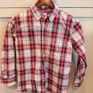 Gap Kids Red Plaid Shirt